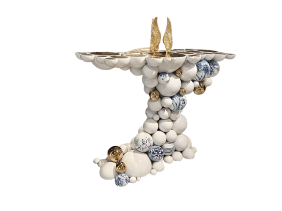 The Newton White Center Table - Image 3