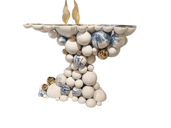 The Newton White Center Table