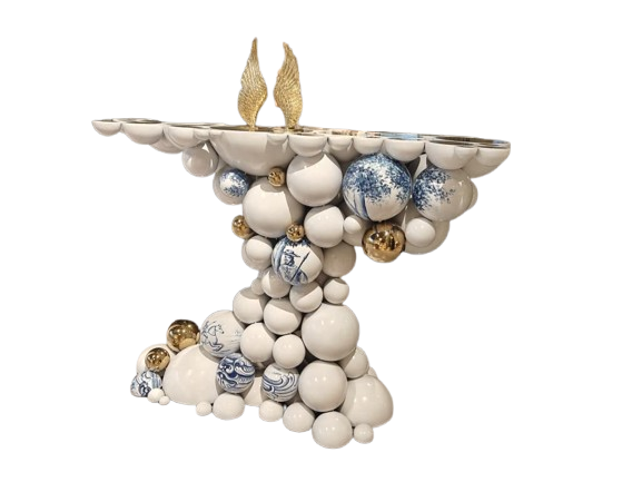 The Newton White Center Table - Image 7